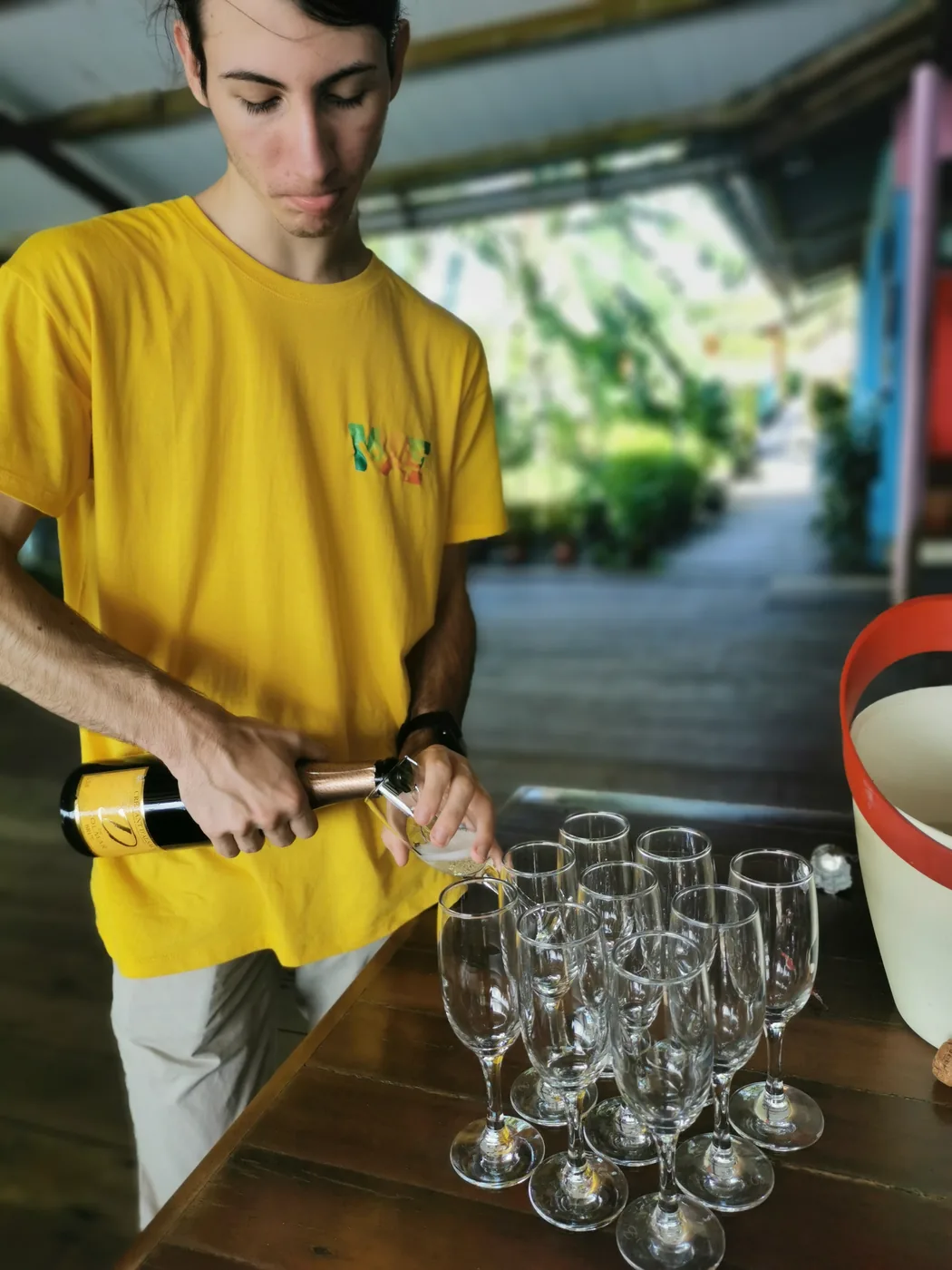 Préparatifs de l'apéro Ap'Ergo