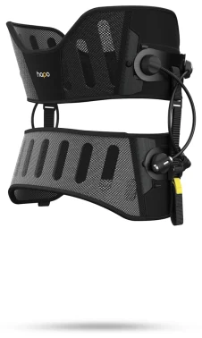 Exosquelette lombaire Hapo BR, noir et gris